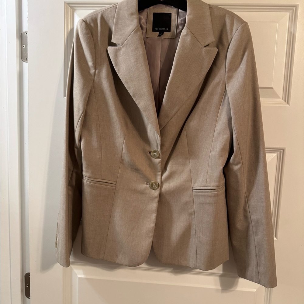 The Limited Beige Blazer
